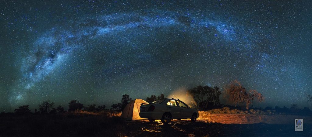 Milky Way as seen in outback Australia