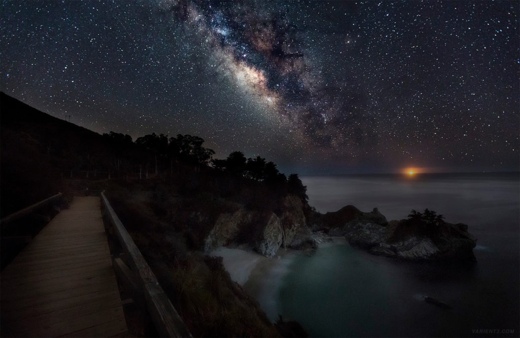 California Beach at Night