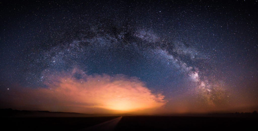 Milky Way in Naturpark Westhavelland at Night