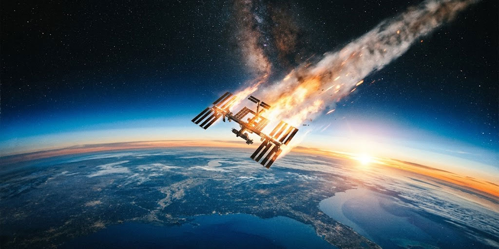 ISS fiery decommission
