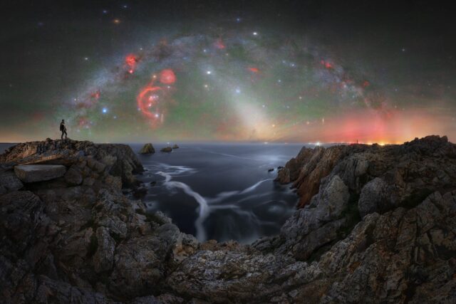 Milky Way Arch seen from Earth